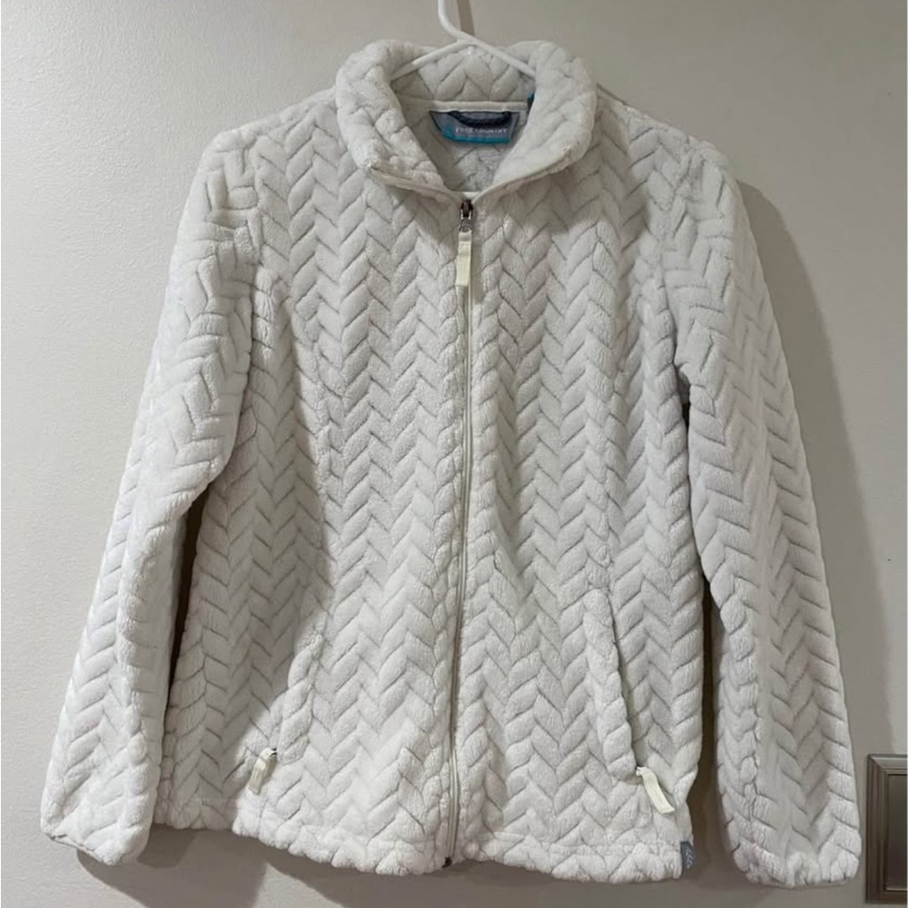Free Country Women's Cream Teddy Jacket